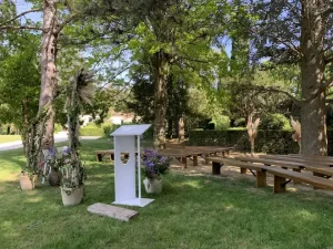 mariage en extérieur